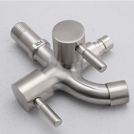 【Mka】女士2不锈钢水龙头头3路应用多用途6048