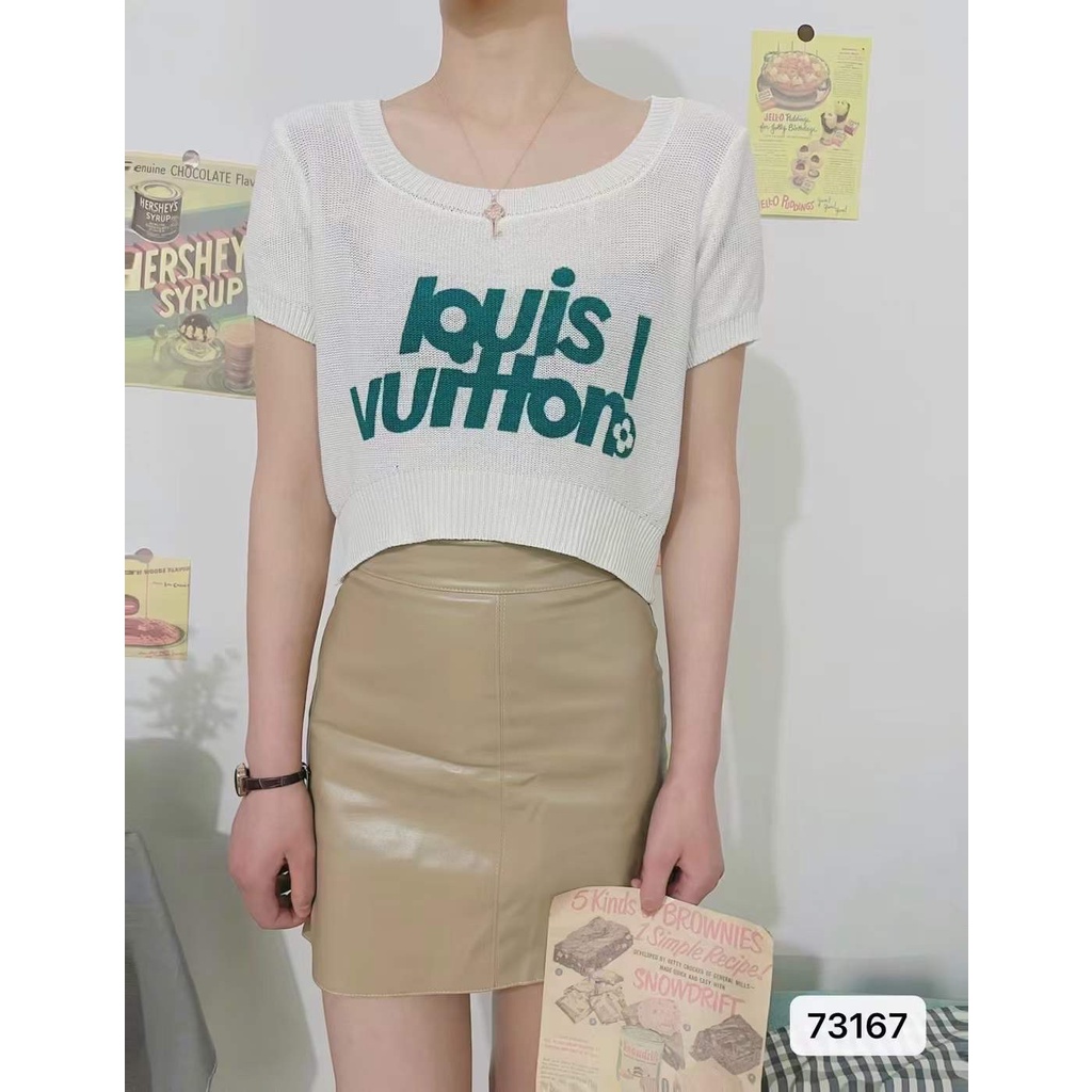 【chunyu】✨ 可爱的彩色裁剪上衣 t 恤女性  73167