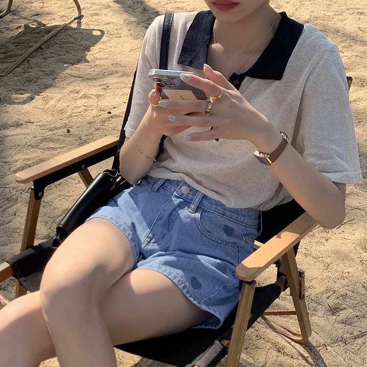 【chunyu】 深领白色衬衫 8814