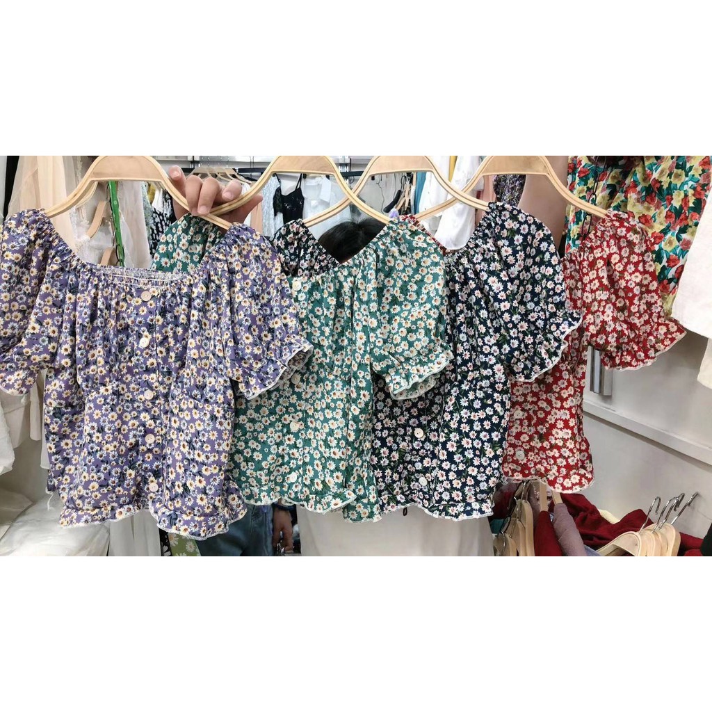 【chunyu】夏季极简主义花卉开襟衫 817-1