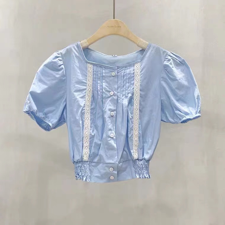 【chunyu】✨韩版泡泡袖衬衫 气球袖衬衫 #21135