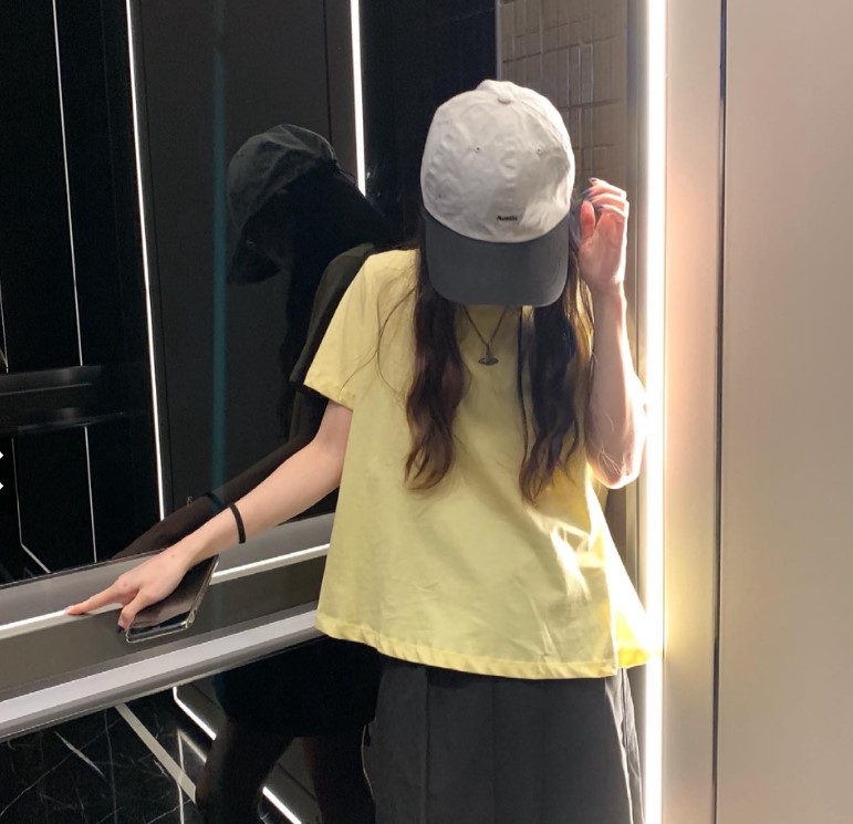 Chunyu✨后系带圆领T恤  21138#