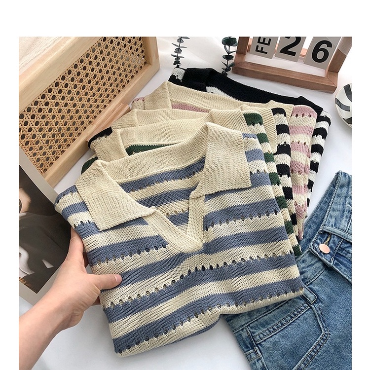 【chunyu】✨条纹背心、无袖衫、针织上衣、时尚衫031#