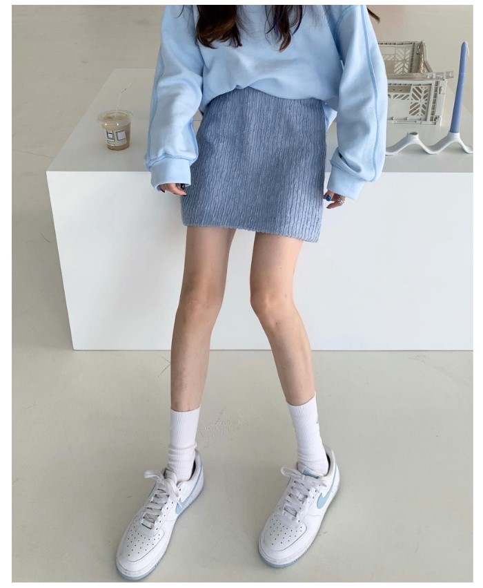 Chunyu✨灯芯绒面料 A 字短裙。 灯芯绒半身裙A字款21019#