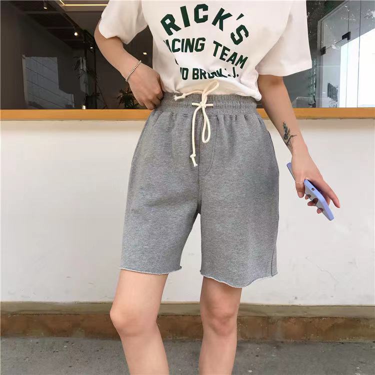 【chunyu】✨带抽绳的工作服腰裤 素色短裤 日裤、韩裤21335