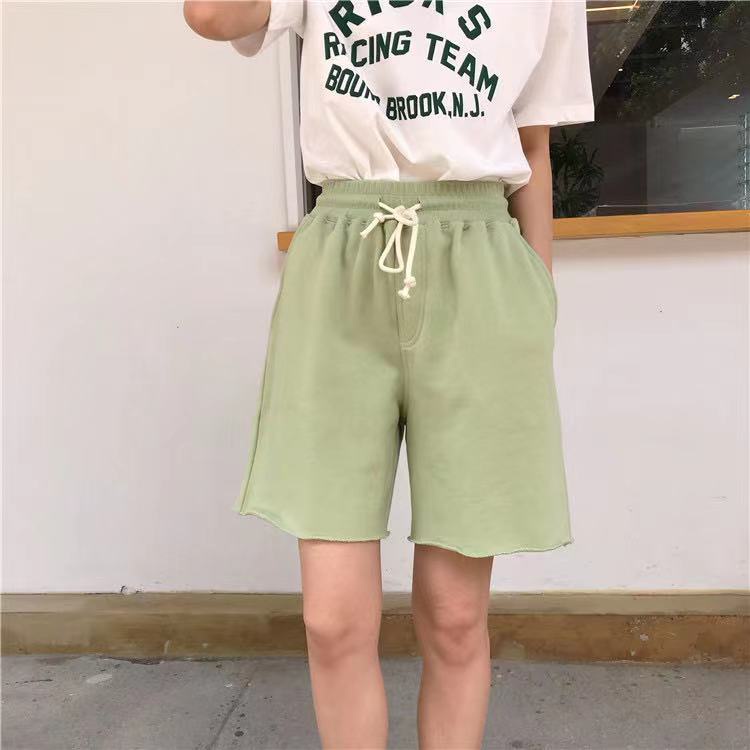 【chunyu】✨带抽绳的工作服腰裤 素色短裤 日裤、韩裤21335