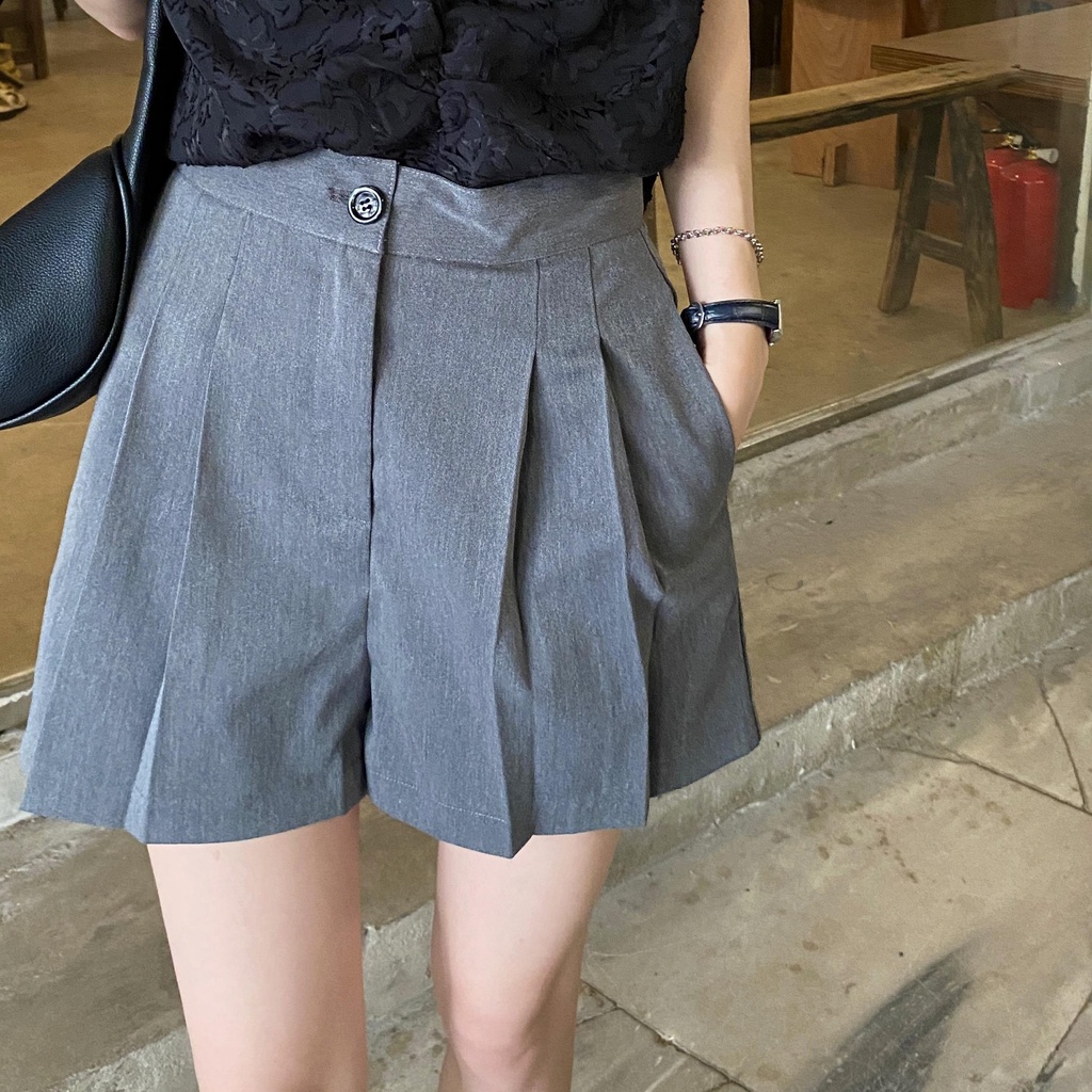 【chunyu】✨褶皱喇叭短裤 可爱韩风22011#
