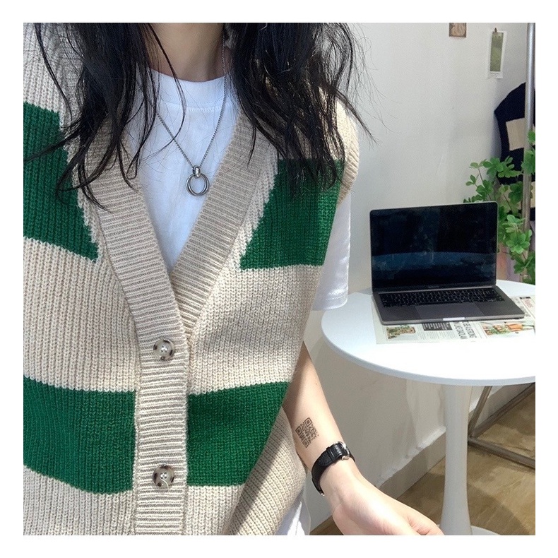 【chunyu】✨复古衬衫背心大地色M0605#