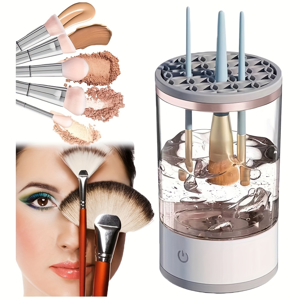 化妆刷清洁速干神器、深层清洁、便携擦洗适合各种刷子