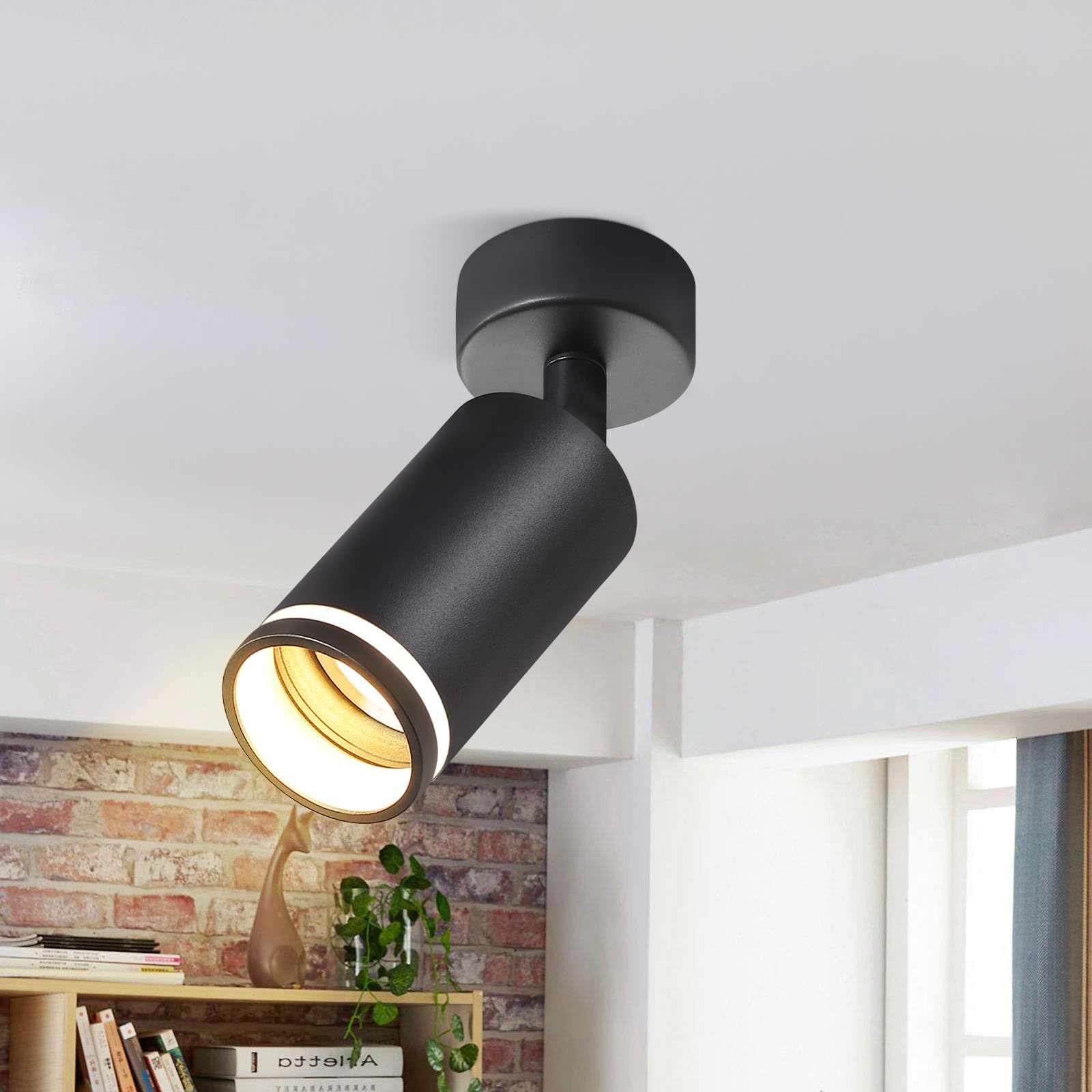 1,2,3,4,5,6头三号白/黑色圆盘GU10射灯