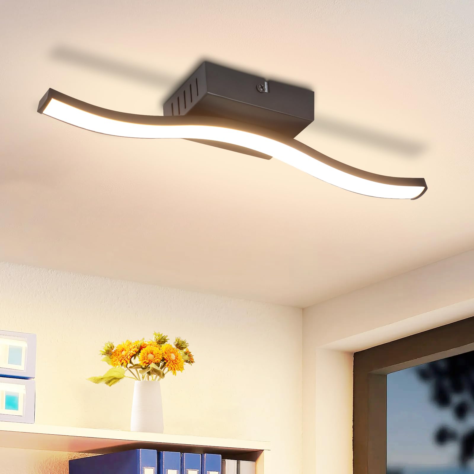 1头/2头波纹吸顶灯