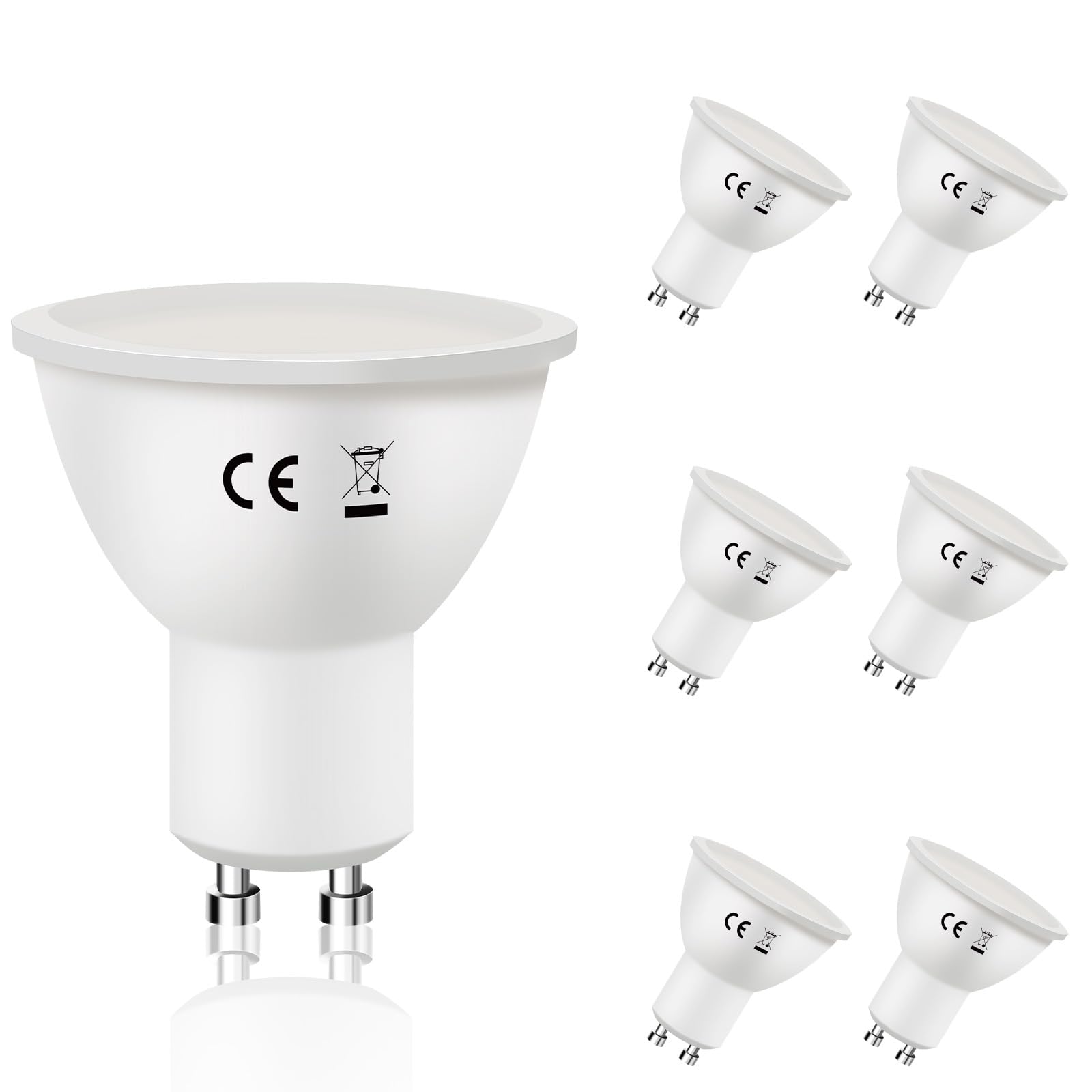 GU10 6瓦六个装5000K