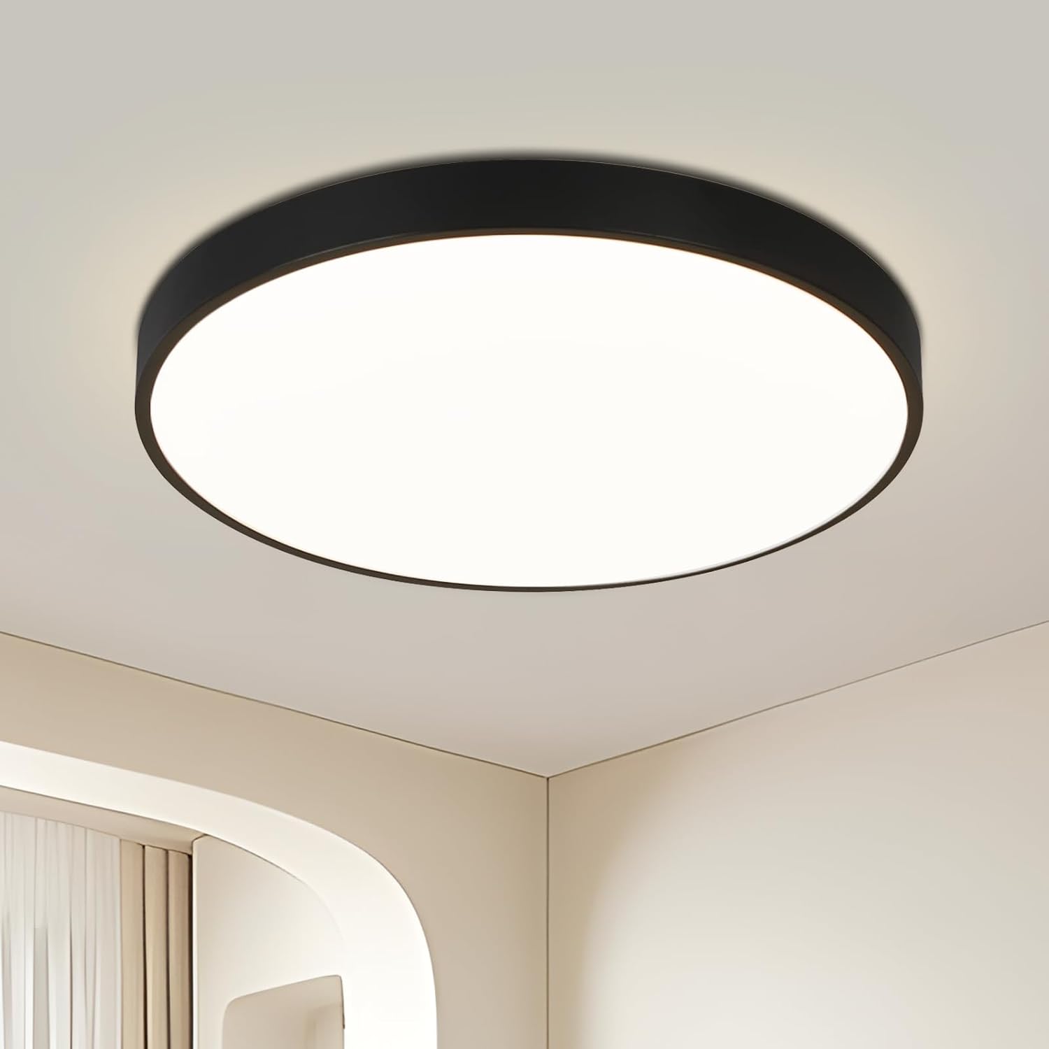 三防吸顶灯白/黑色4000K