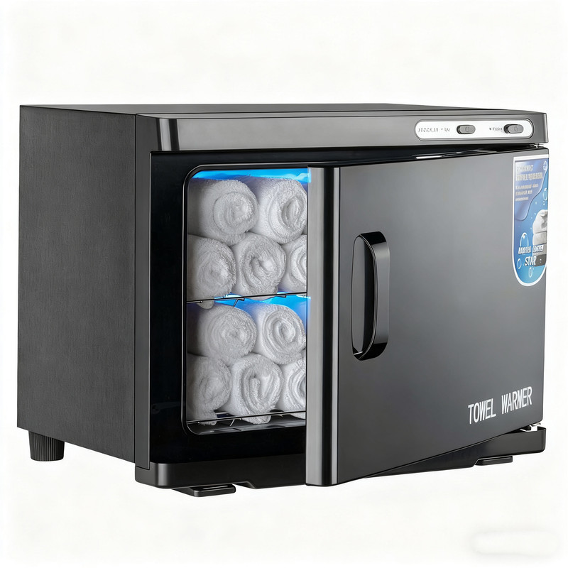 大容量加热毛巾柜，23升，轻巧，尺寸适中，非常实用的毛巾加热器，适合多种功能和场景！