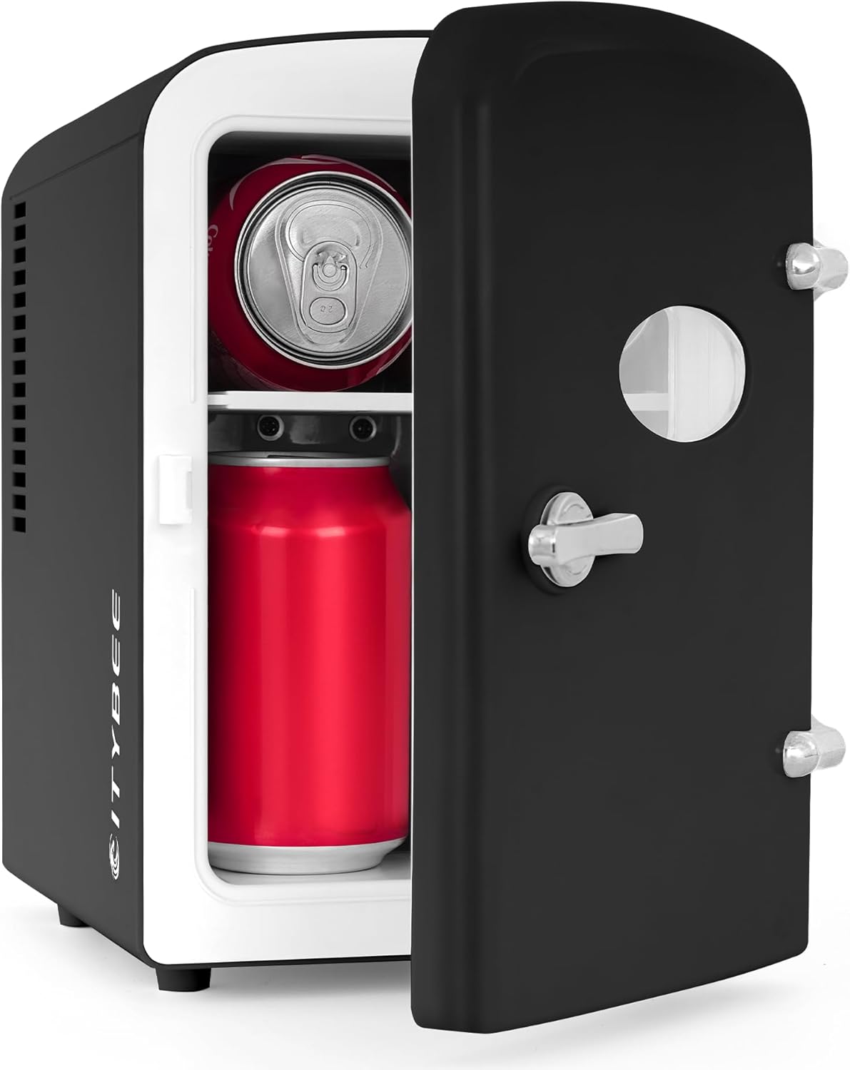 4L mini fridge, household car dual mode, silent and energy-saving, beer beverage refrigerator