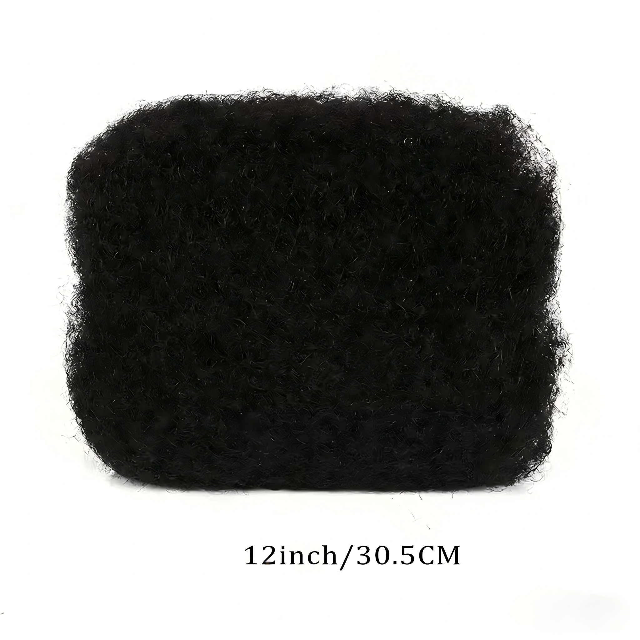 Brazilian Remy Afro Kinky Bulk Human Hair, Natural Color, No Weft, 8-14 Inch Multi-Size, For Women Dreadlock, Twist & Afro Hairstyles