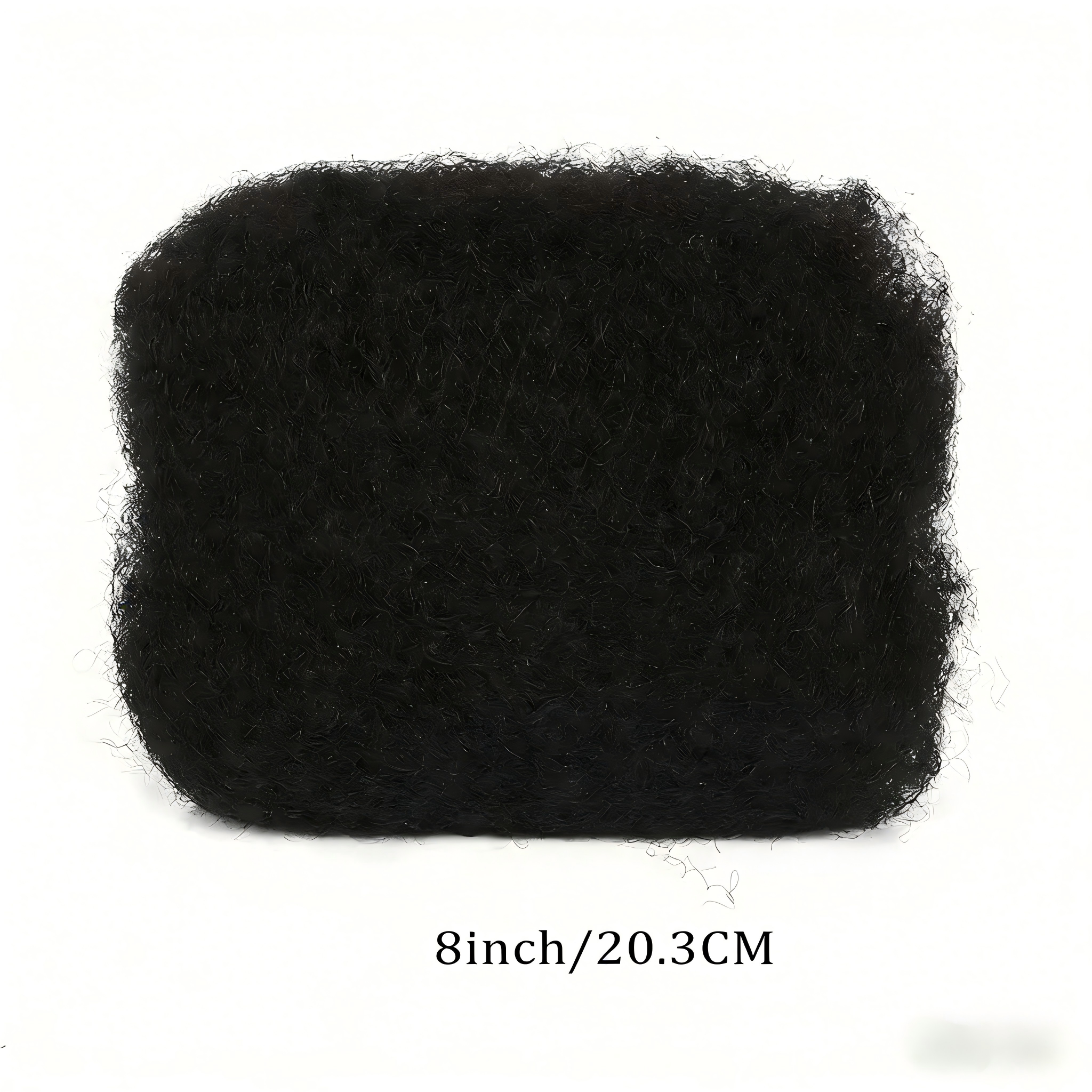 巴西 Remy 非洲卷曲人发编发束 自然色无织带 多规格 8-14 英寸 女士脏辫 / 扭博辫 / 爆炸头造型用