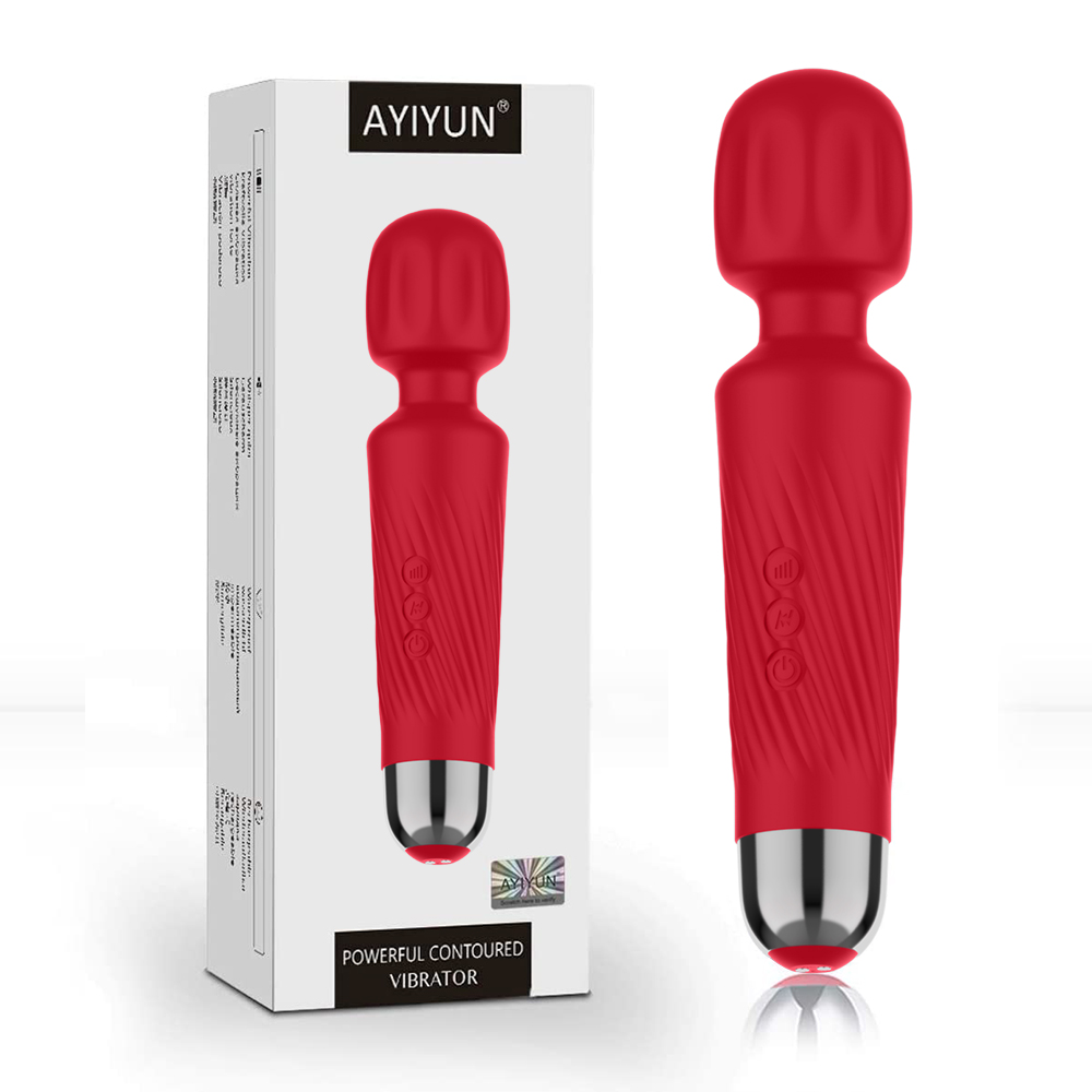 按摩器-手持式背部按摩-耳语安静-防水-无绳按摩器，缓解全身肌肉紧张，促进放松