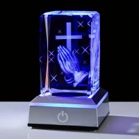 十字架水晶球夜灯