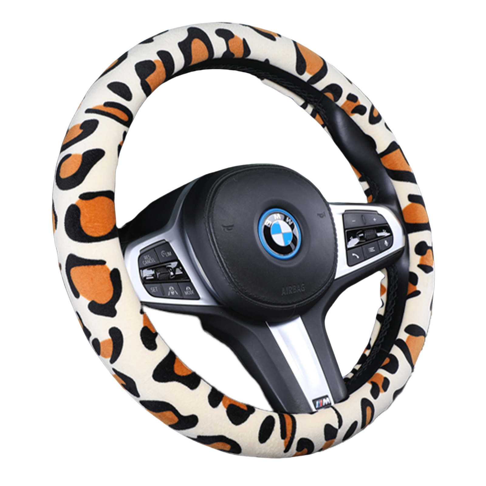 老虎纹汽车方向盘套