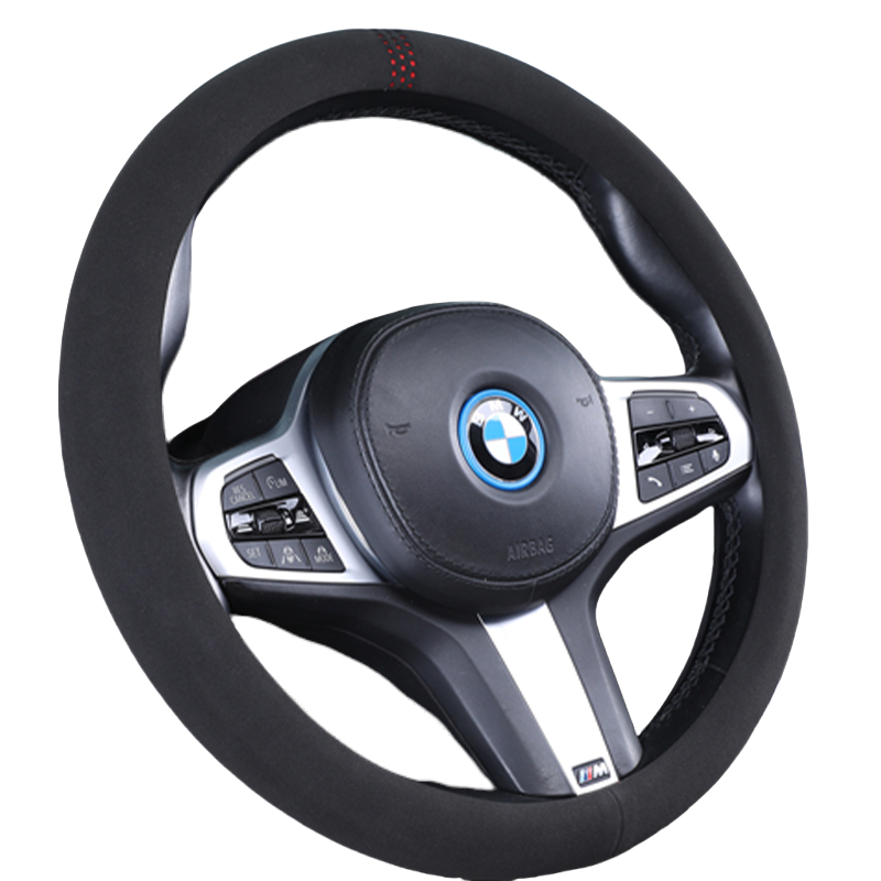 翻毛皮汽车方向盘套