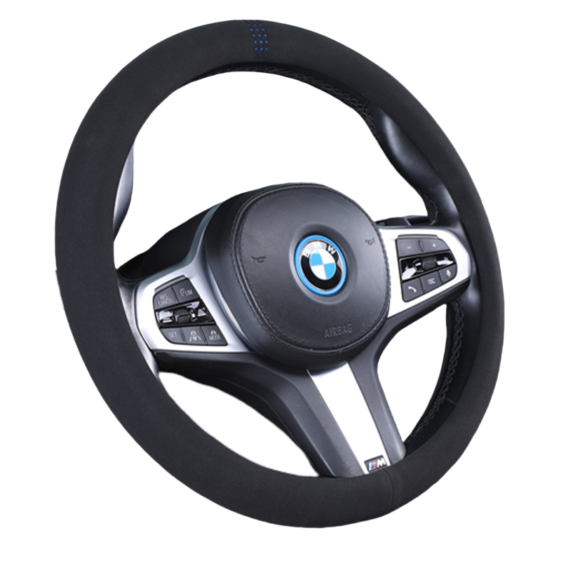 Suede Car Steering Wheel Cover