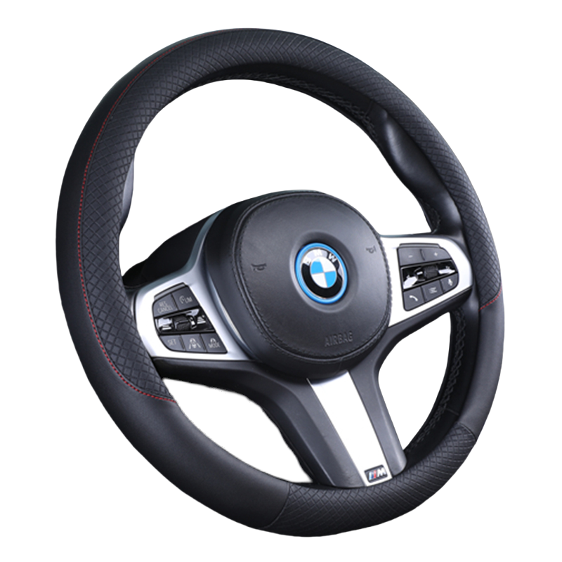 格子运动款方向盘套