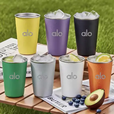 AMO rainbow fashion casual pure titanium cup