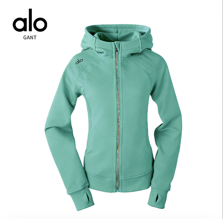 ALOGANT拉链加绒卫衣外套