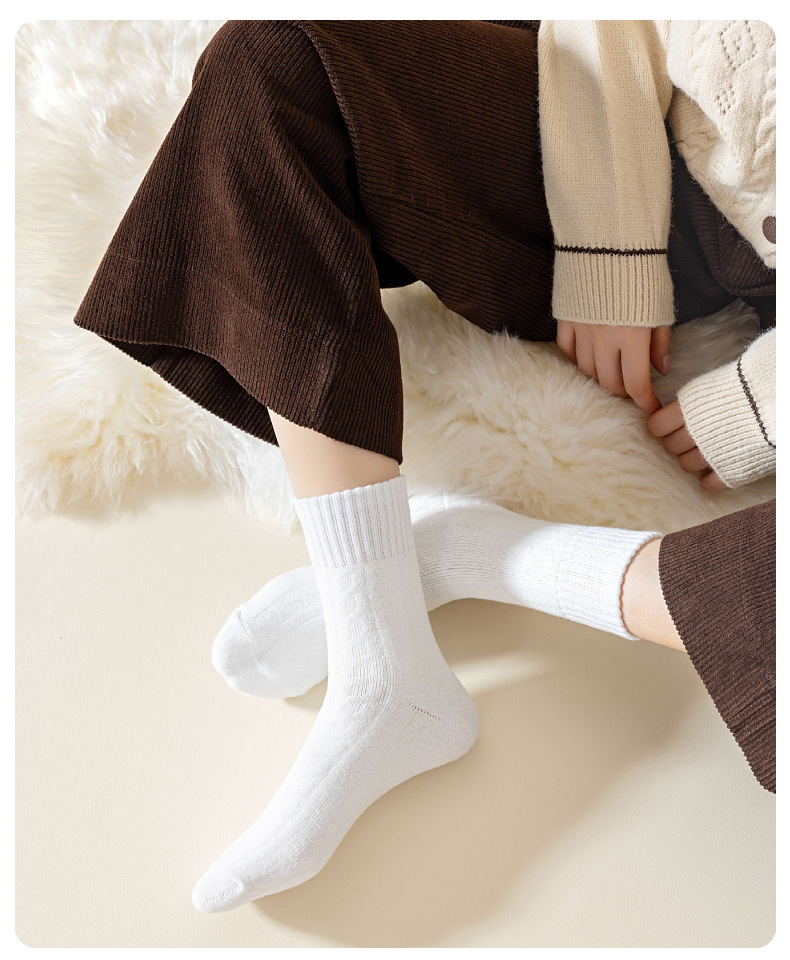 诸暨袜子美拉德袜子女秋冬中筒