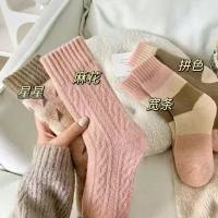 厚袜子女秋冬款中筒袜潮款