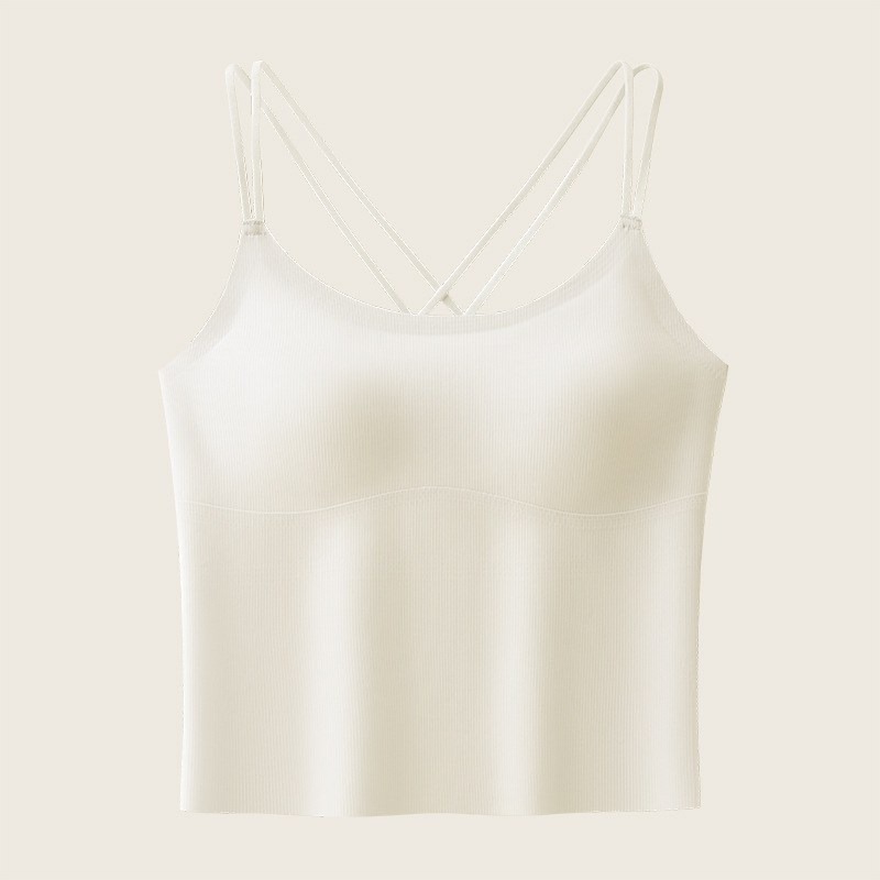 带胸垫吊带背心女双肩带2026新款夏薄款内搭性感美式上衣美背内衣