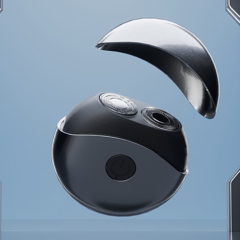 剃须刀usb充电迷你电动刮胡刀男士便携式小飞碟刀头胡须刀