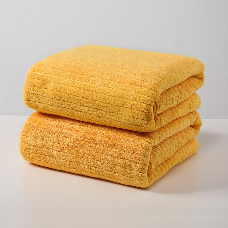 90*160珊瑚绒大浴巾加大加厚吸水柔软速干成人毛巾浴巾