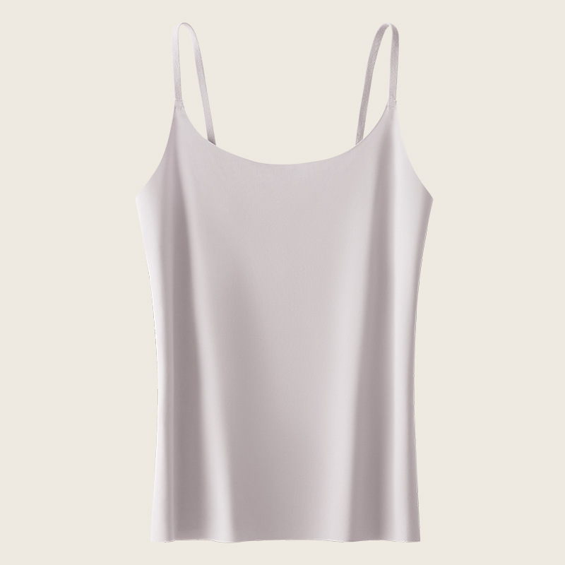 Ice Silk vest suspender women's outer wear 2025 new thin inner wear anti-exposure bottoming inner wear back top