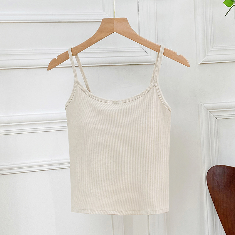 打底吊带背心女士内搭2026新款夏季外穿遮副乳带胸垫防凸美背上衣