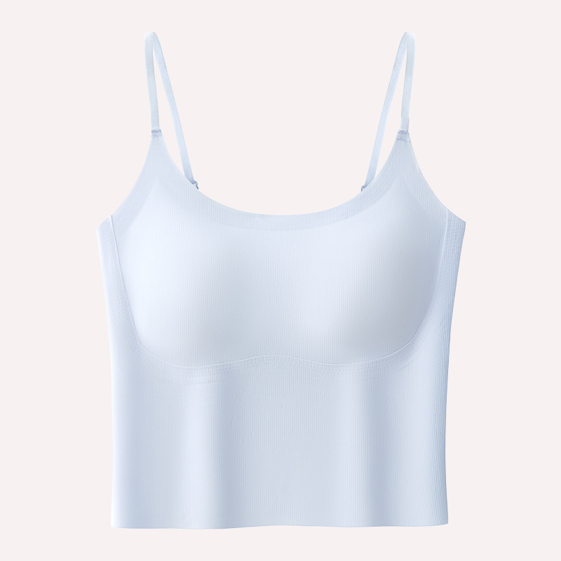 无痕美背吊带背心女运动瑜伽内搭2026新款带胸垫外穿打底文胸内衣