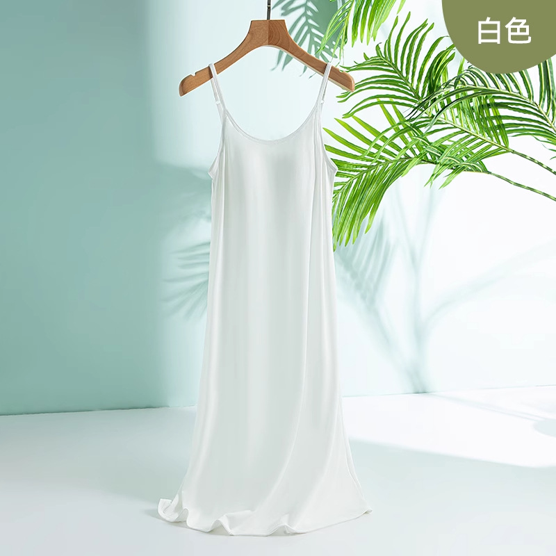 吊带睡裙女带胸垫一体式防凸点2026新款春夏外穿高级感睡衣家居裙