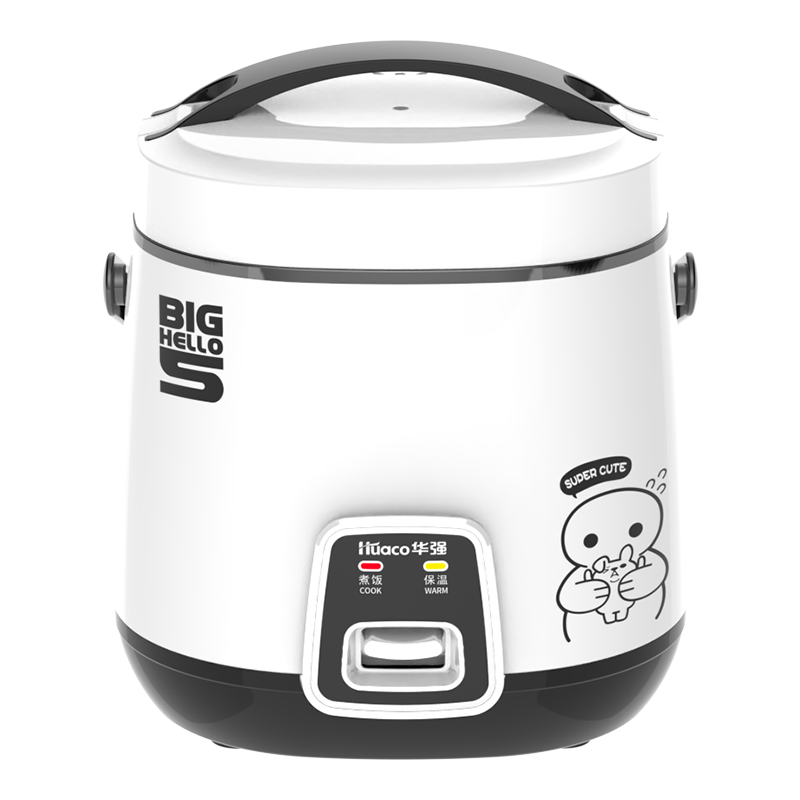 Huaqiang 1.2L mechanical Mini Pot Black white ceramic glaze 304