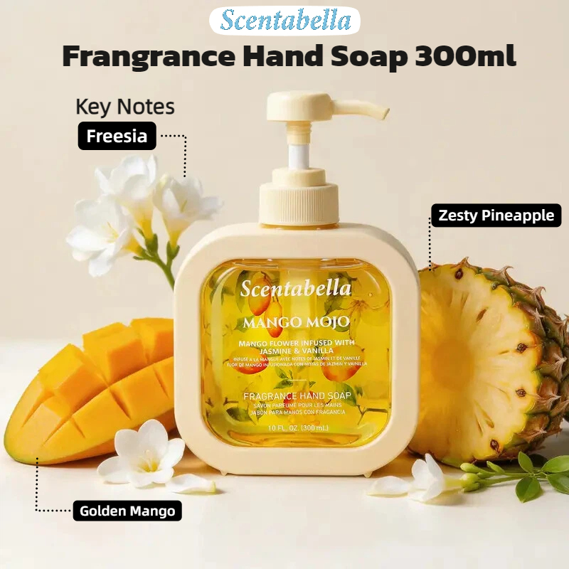 活力芒果香氛洗手液10oz/300ml*2瓶装 Scentabella