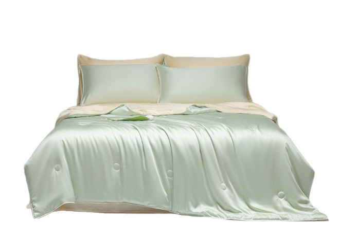 Summer quilt air conditioning quilt skin-friendly cotton summer cool quilt summer Company celebration gift cool feeling washed Ice Silk Silk summer quilt