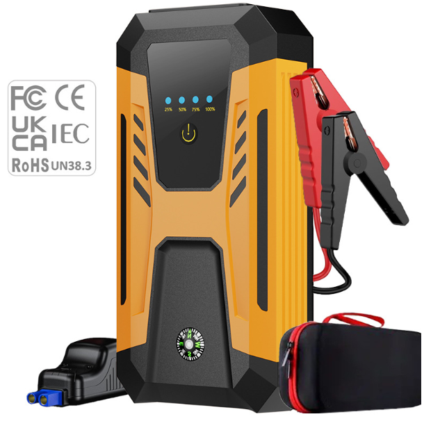 12V柴汽车应急启动电源电瓶点打火搭充电宝启动器car jumpstarter