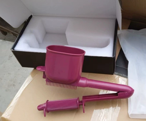 跨境热销自动滚轴刷膏器 涂抹染发机涂抹漂发能涂抹烫发膏工具