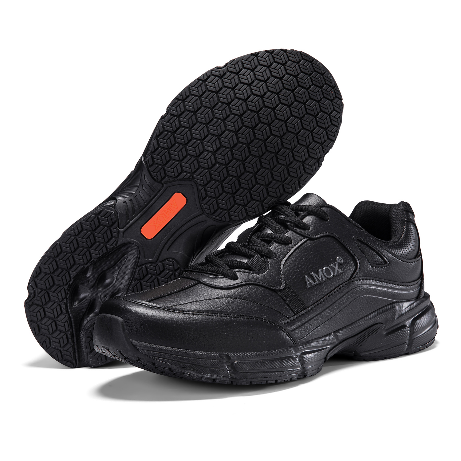 Brand Non Slip Work Shoes for Women Men, Slip Resistant Chef Shoes for Kitchen Food Service, Waterproof Oil Resistant Comfortable Restaurant Work Footwear