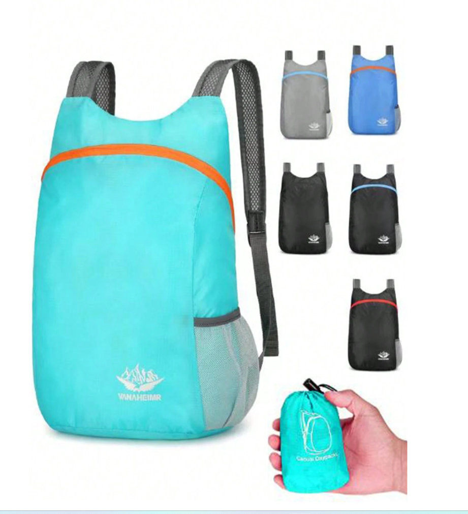 Foldable ultra light portable storage bag waterproof backpack