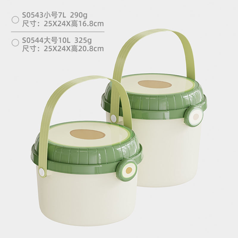 Cute fruit children's one-year-old gift bucket holiday party snacks candy hand-held gift bucket building blocks toy storage bucket