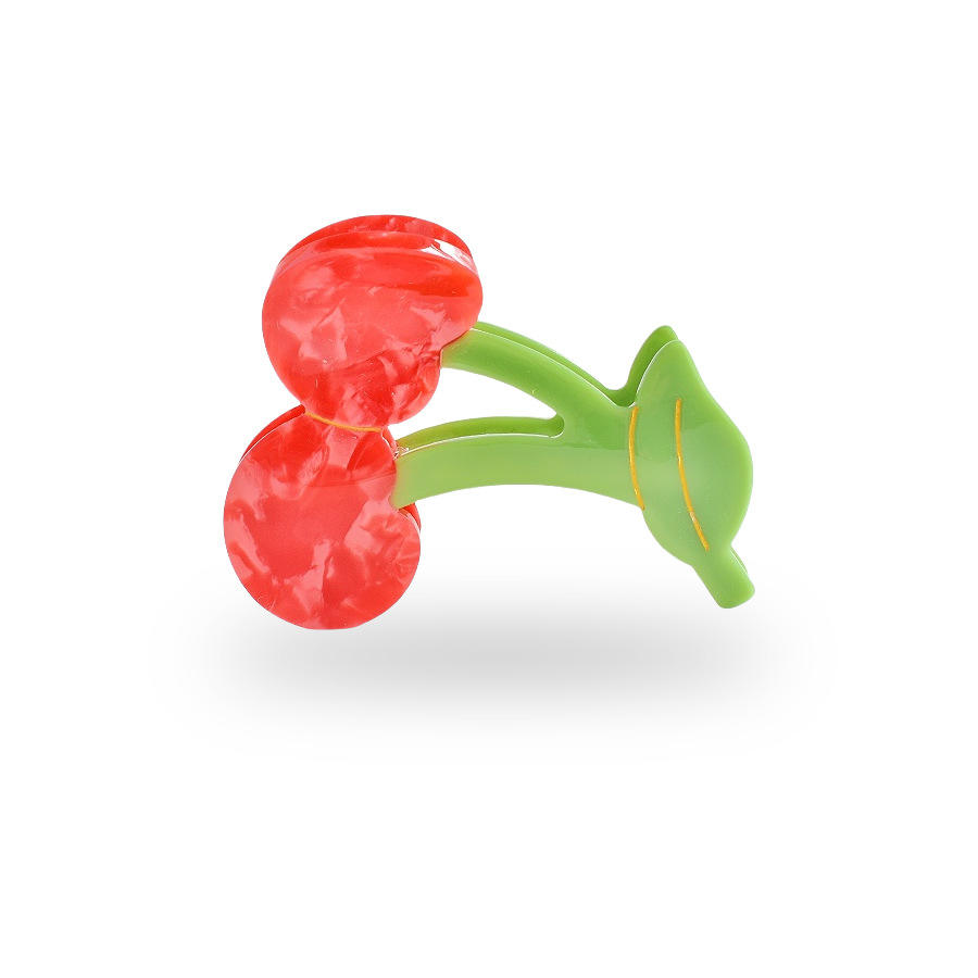 New acetic acid fruit grab clip cute cherry hair clip back head spoon pan hair shark clip sweet headdress hair grip hair accessories