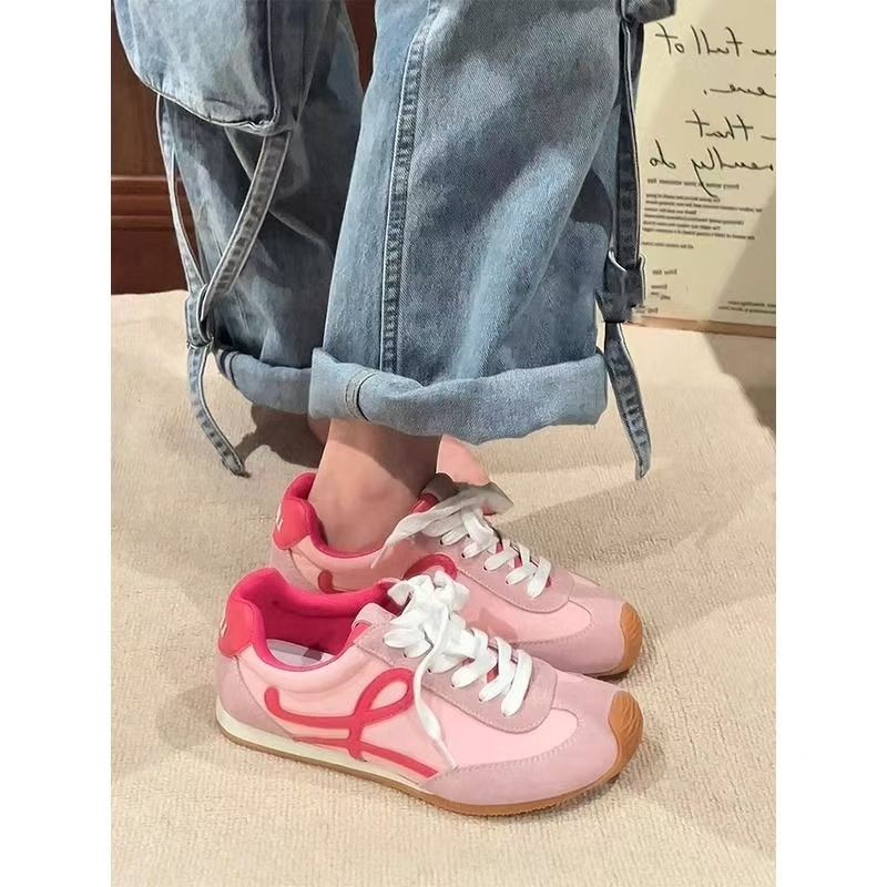 European station 2026 spring new super popular retro Forrest Gump shoes women's lightweight sports casual fashion all-match German training shoes