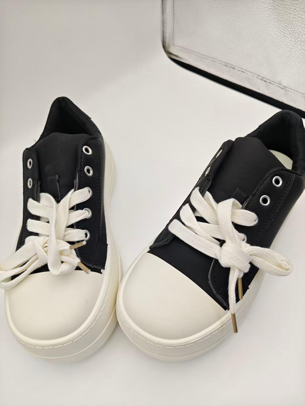Trendy minimalist big head Derby shoes dark wind high street sports shoes commuter board shoes men's trendy cleanfit European and American