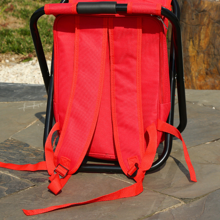 Ice chair thermal insulation backpack folding stool fishing outdoor beach chair foreign trade export Amazon cross-border e-commerce